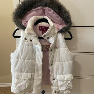 Roxy hooded vest.